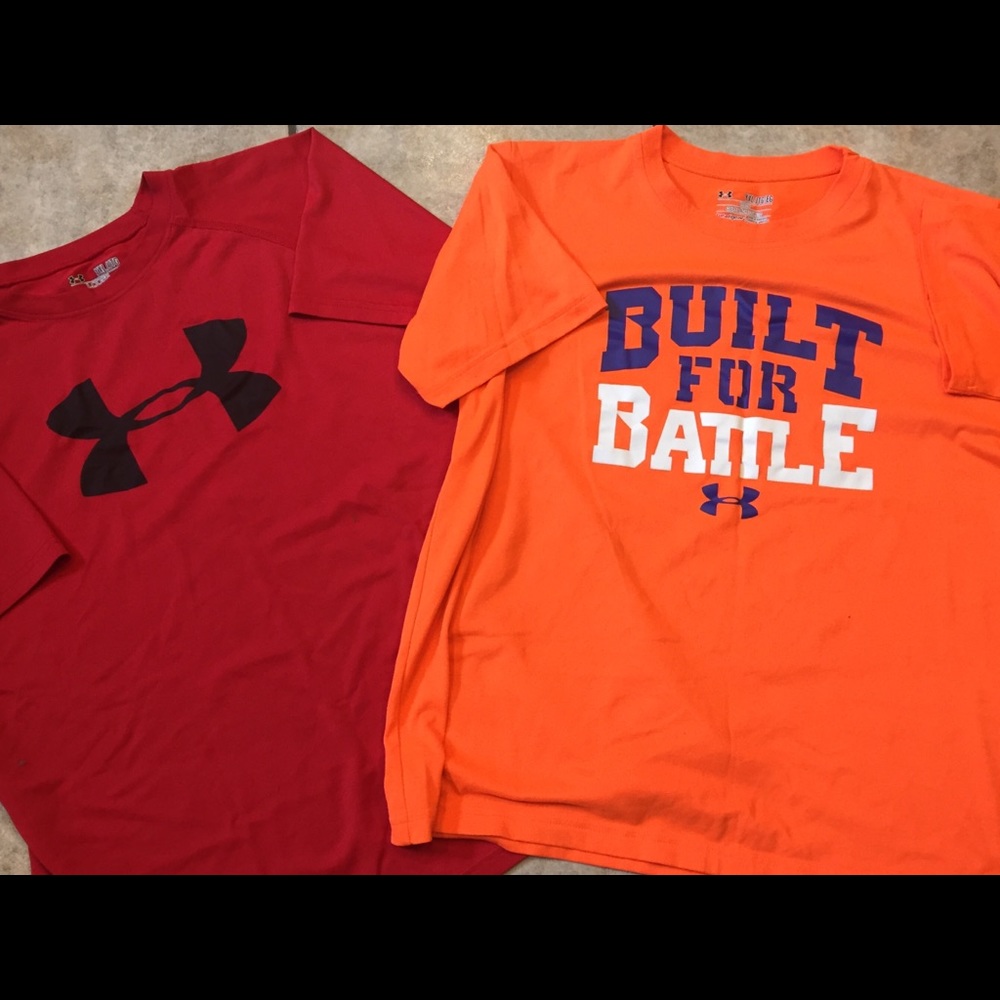 Boys Youth XL Under Armour Shirts